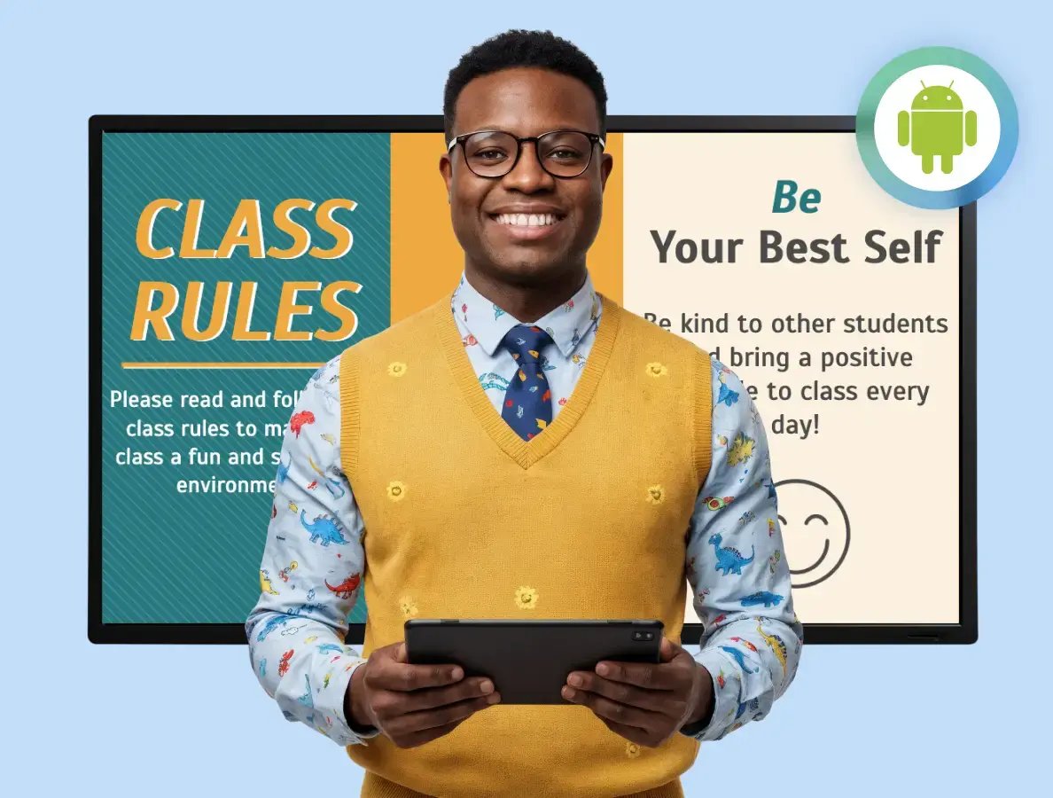 Android Digital Signage_ K12 Education