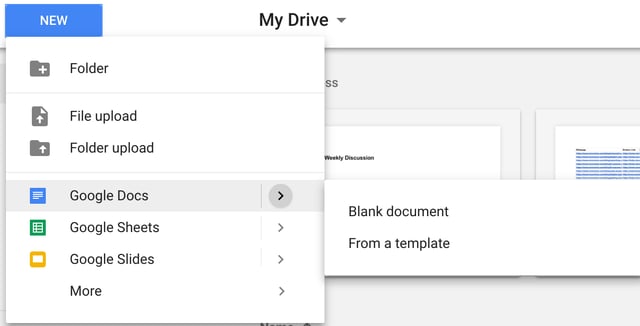 Create Google Doc from Template - Rise Vision