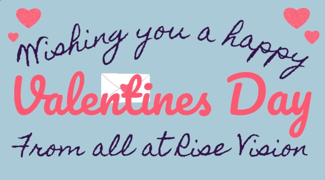 Valentine's Day Digital Signage Template