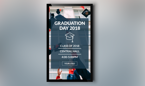 Graduation day template portrait mode