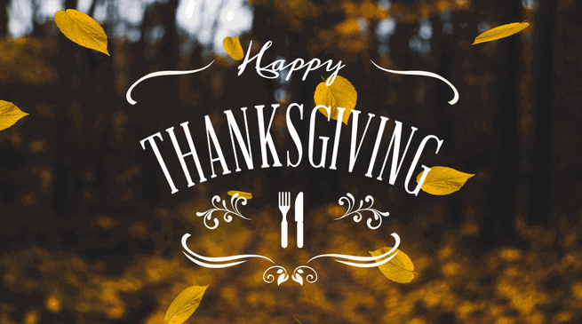 Rise Vision Digital Signage Content Example Thanksgiving