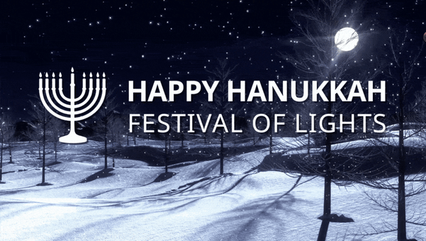 Happy Hanukkah Digital Signage