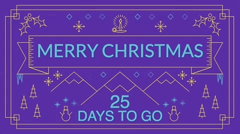Christmas Countdown Digital Signage Template