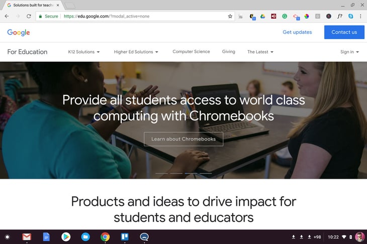 Chrome OS Screenshot