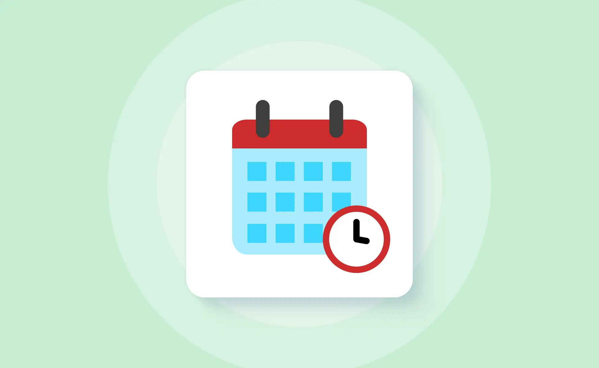 Event Management System icon on a green background