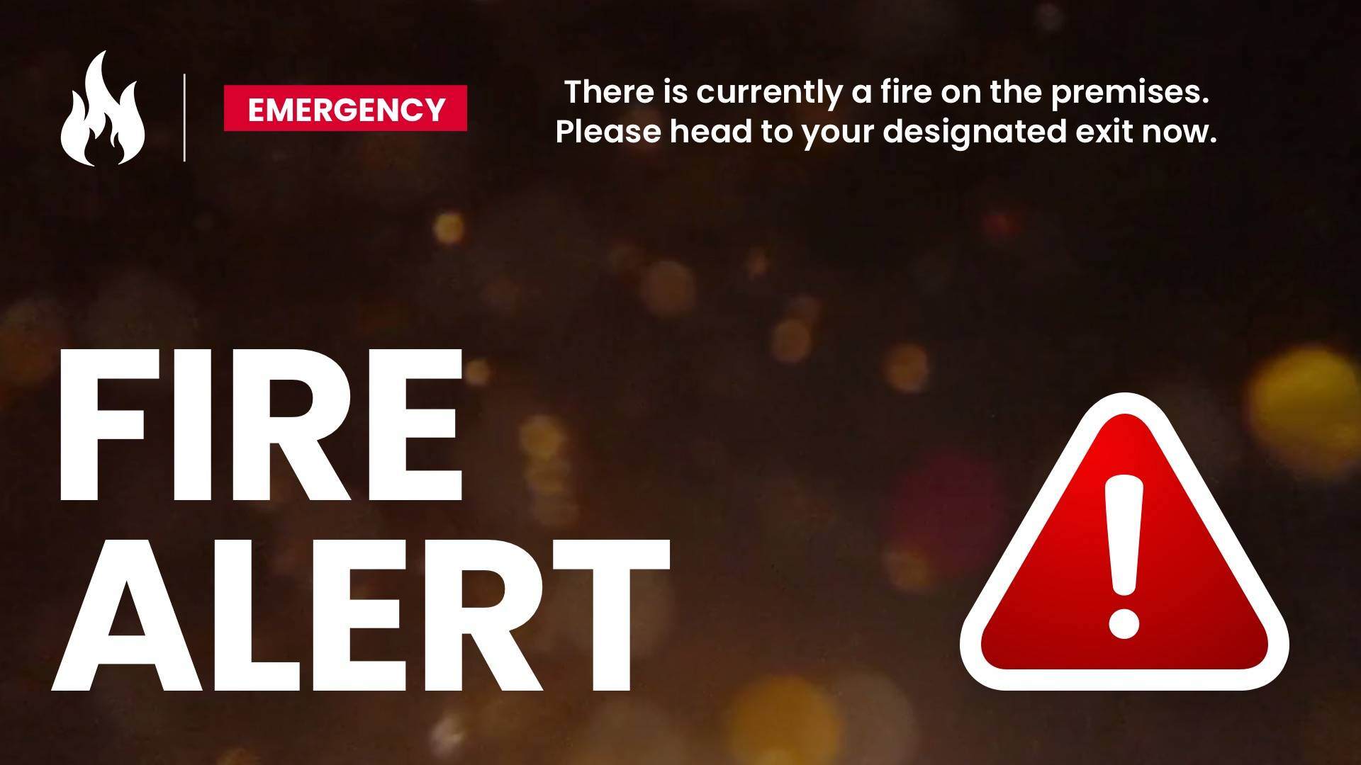 Fire alert
