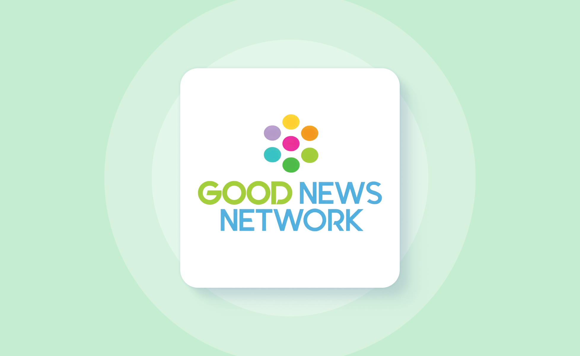 Good News Network logo on a green background