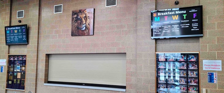 High School Digital Signage Example High School Digital Signage Example
