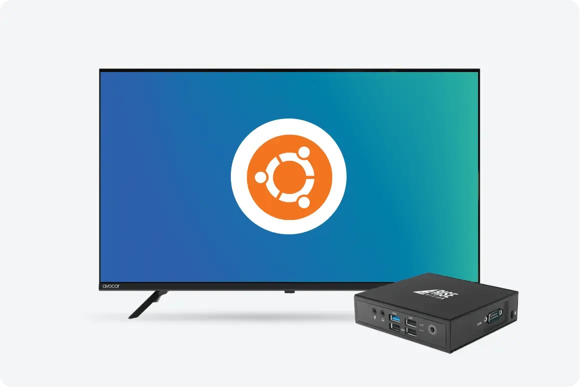 Linux operating system with Rise Vision