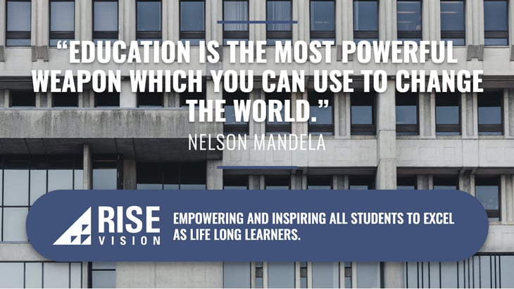Nelson Mandela Quote Digital Signage