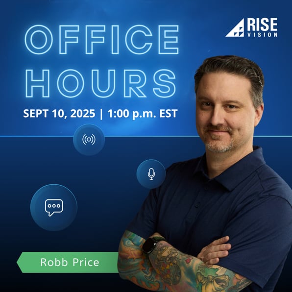Office Hours: Live Q&A with Robb, Your Digital Signage Expert