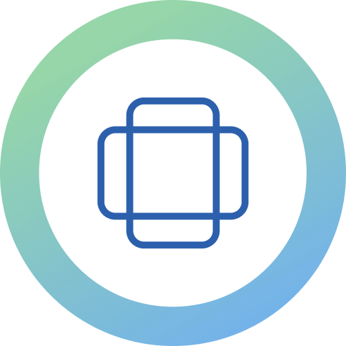 Icon for portrait and landscape display orientation