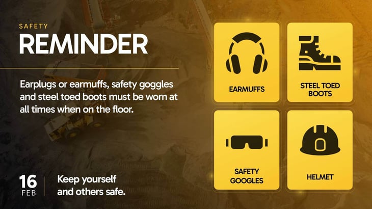 Safety Reminder