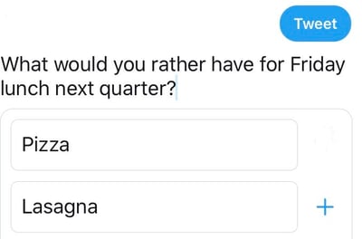 Twitter poll for school social media Twitter poll for school social media