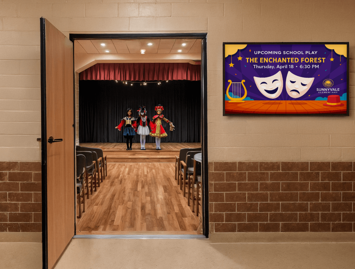 School Theaters Digital Signage