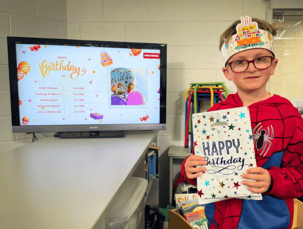 Sioux Central celebrates birthdays