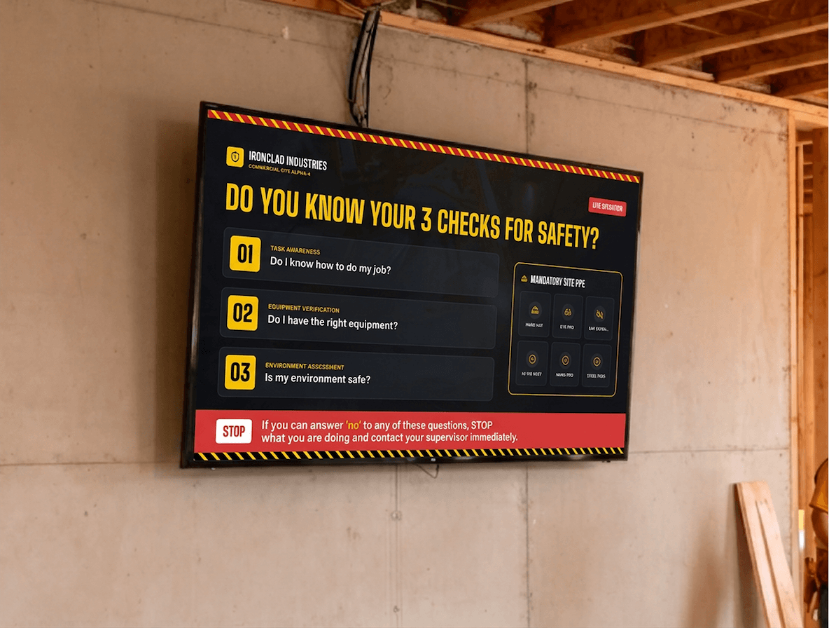 Toolbox talk board