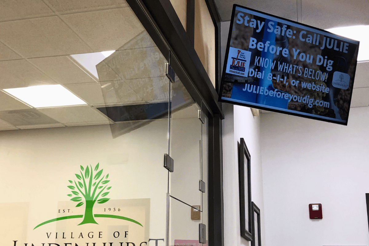 Village of Lindenhurst digital display