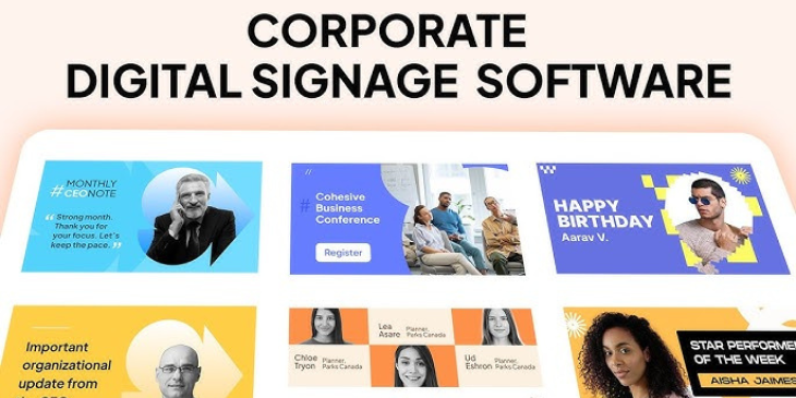 What to Look for in Corporate Digital Signage Software