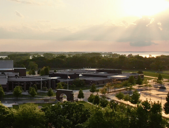 Aerial view of Winneconne Community School District