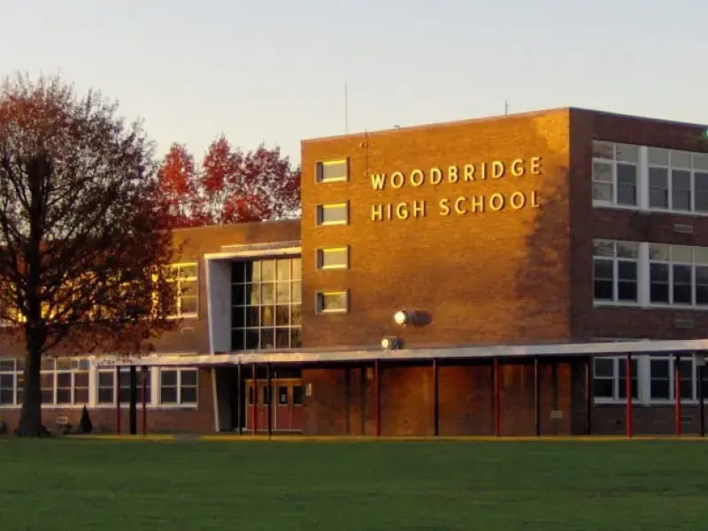 Exterior view of Woodbridge High School