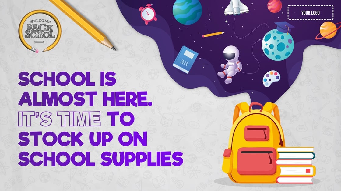 announcement-back-to-school-playlist-signage-template