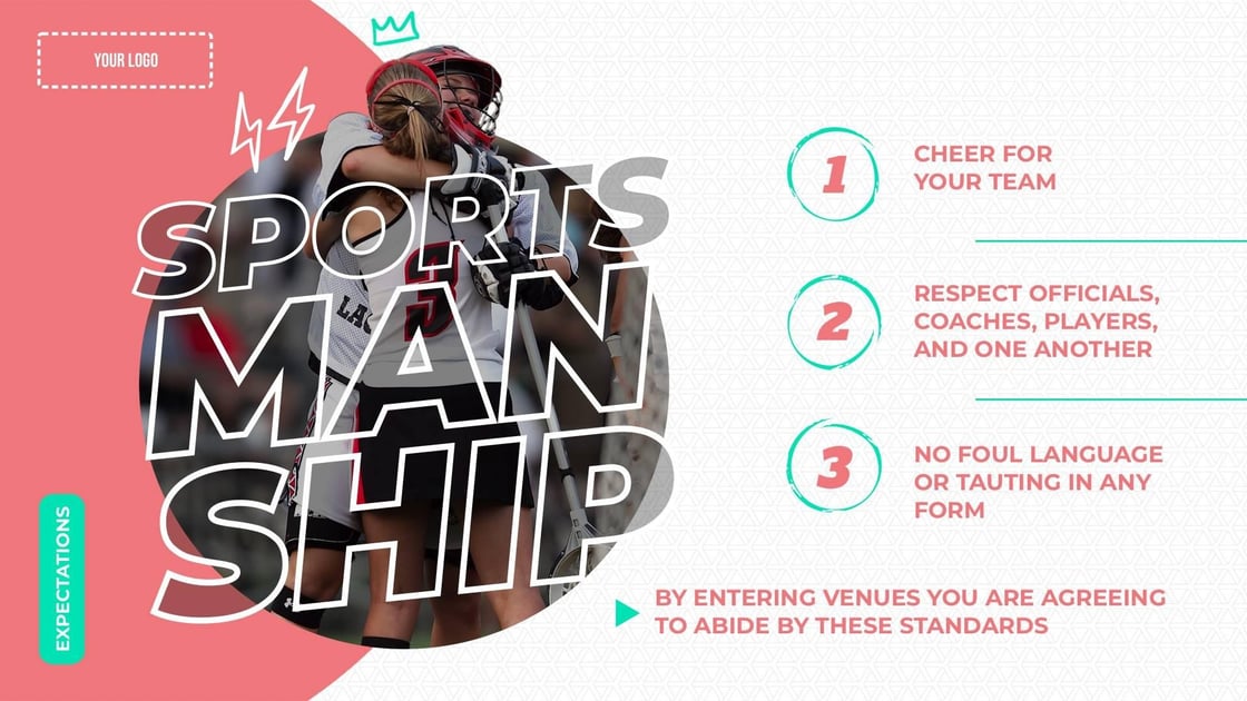 announcement-sportsmanship-rules-digital-signage-template-1