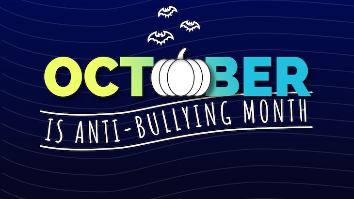 October is anti bullying month poster