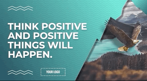Daily Motivation digital signage template