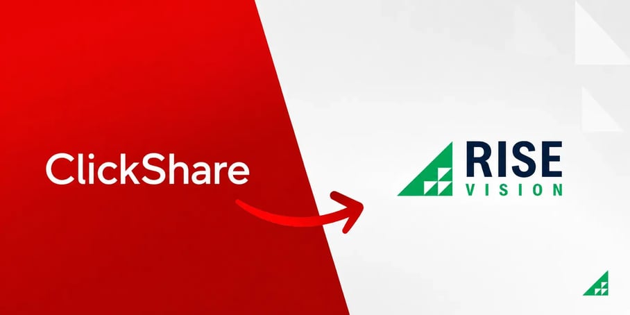 ClickShare alternative: switching from ClickShare to Rise Vision