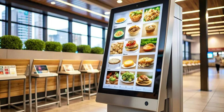 digital signange restaurant menu