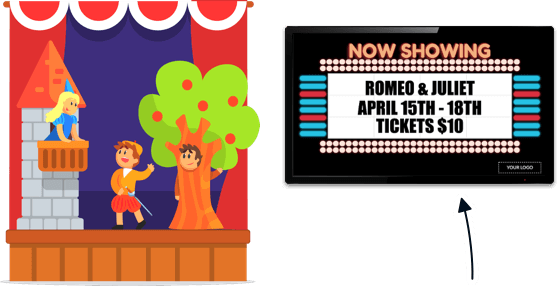 Digital Signage for School Theaters