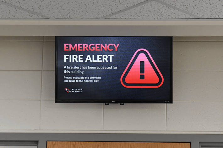 emergency alert digital signage software