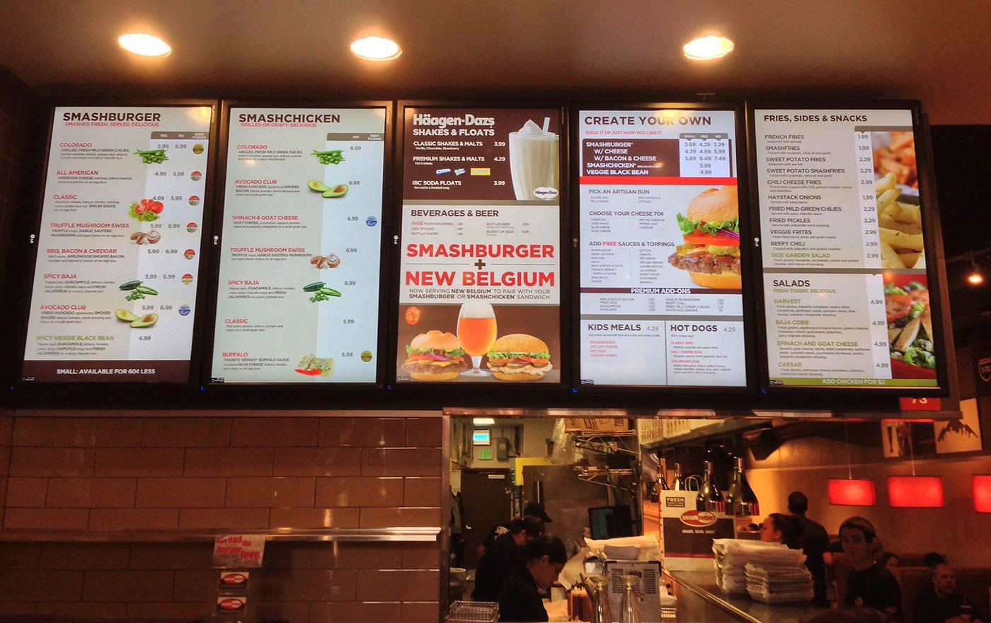 Excellent Restaurant Digital Signage