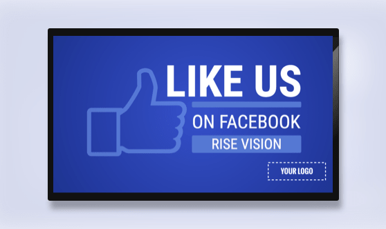 Like Us on Facebook template