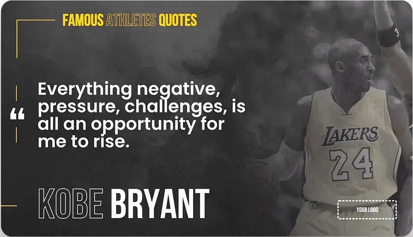 Rise Vision digital signage template for famous quotes