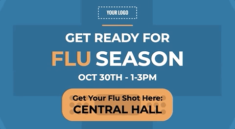 flu-season-digital-signage-template