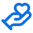 hand-heart icon