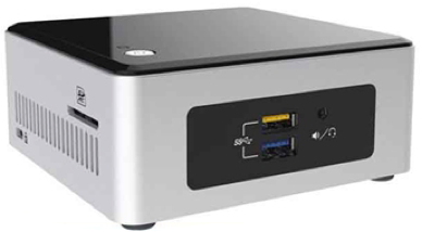 intel nuc pentium linux media player