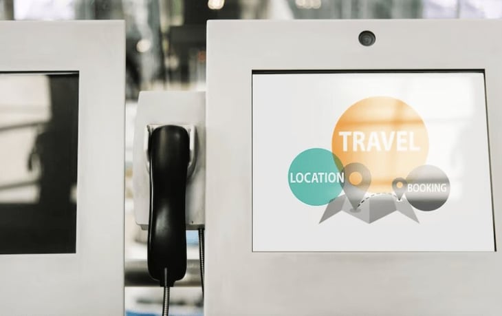 Interactive digital signage for travel. 
