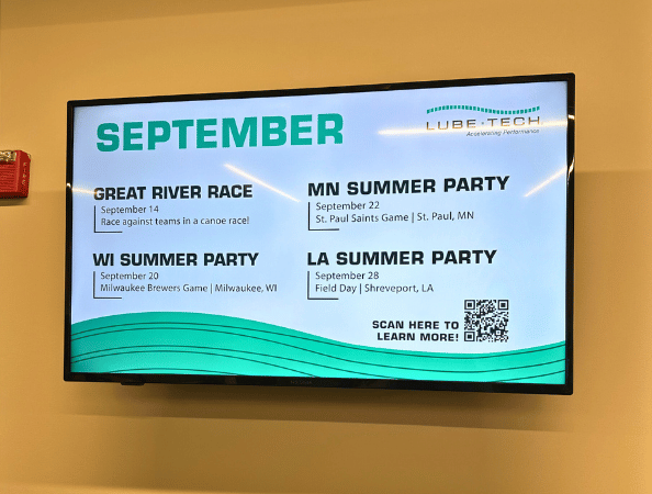 lube tech digital display