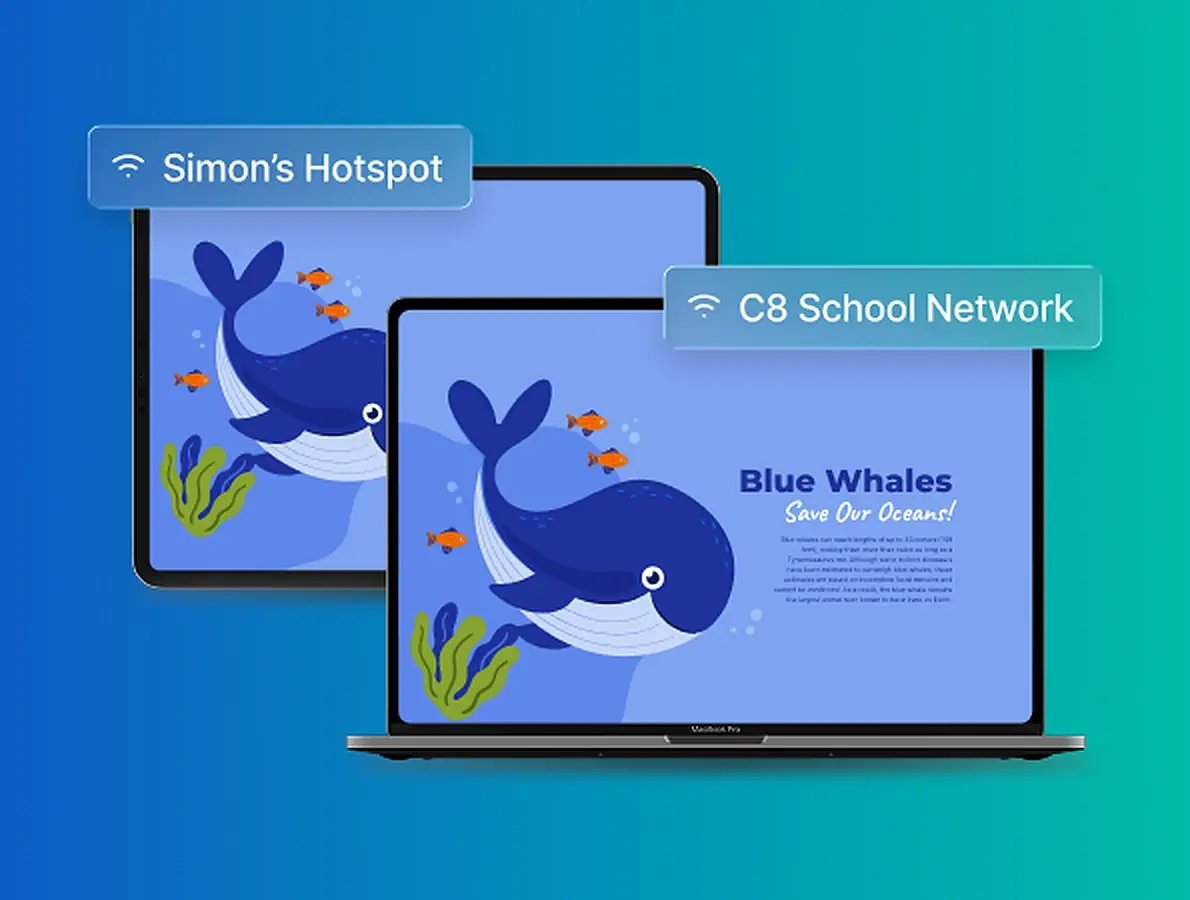Rise Vision screen sharing across different Wi-Fi networks, a Mersive Solstice alternative