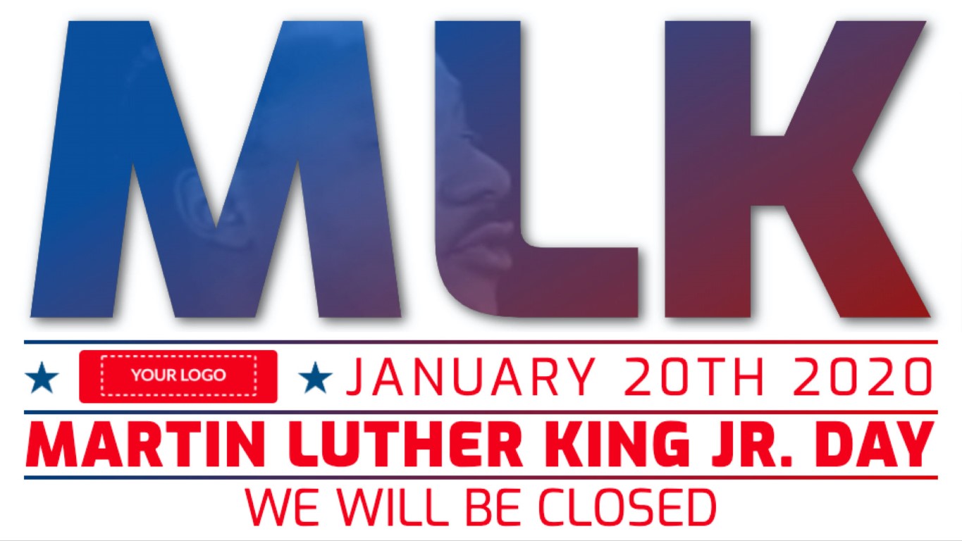 mlk day digital signage template