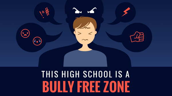 Bully free zone digital signage template