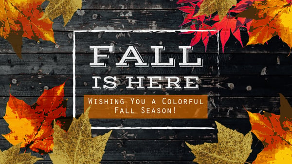 Fall Is Here Digital Signage Template