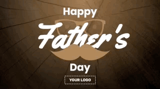 Father's Day mustache digital sign