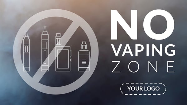 No Vaping Digital Signage Template