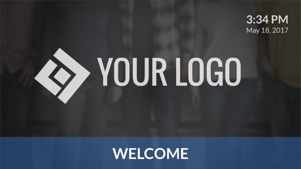 Office Welcome Digital Signage Portrait Office Welcome Digital Signage Portrait