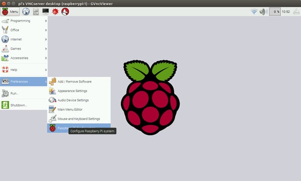 raspberry pi config menu