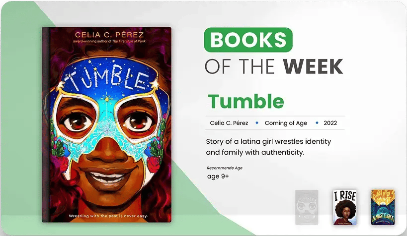 Rise Vision digital signage template for book of the week